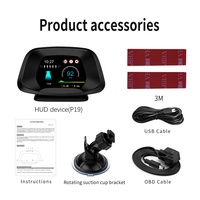 2025 OBD2 GPS universel intelligent voiture tête affichage LCD jauge de vitesse Turbo pression horloge fonction Auto Diagnostic Turbo pression tête