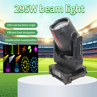 Projecteur LED mobile Beam 295W pour DJ, système d'éclairage musical, Ra90, en aluminium, indice de protection IP33, contrôle DMX512, pour mariages, bars, fêtes, événements en direct