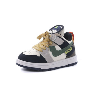 Nouvelles baskets montantes souples antidérapantes à lacets pour filles et garçons, collection automne 2025, idéales pour l'école et le basketball - Product Image 6