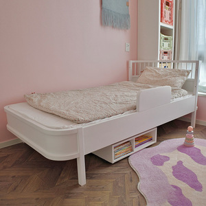 Lit d'appoint en bois blanc durable de qualité supérieure, 190 cm, pour chambre d'enfant, meubles pour tout-petits, lit d'enfant - Product Image 6