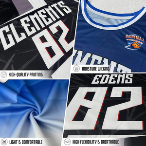 Ademend Lichtgewicht Plus Size Op Maat Gemaakt Jersey Gepersonaliseerd Basketbaluniform 2025 Ruime Pasvorm Streetwear Top Trendy Sportief - Product Image 4