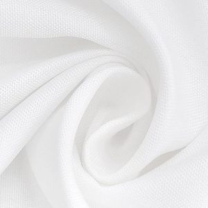 6 Ft Handmade <b>Rectangle</b> <b>Tablecloth</b> Washable 100% Polyester OEKO-TEX Certified Durable Good Plain Dyed White Banquet Wedding - Product Image 3