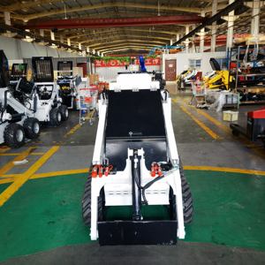 Grosir gratis pengiriman baru small Tracking <span class=keywords><strong>Loader</strong></span> shadong mini electric steer depan <span class=keywords><strong>loader</strong></span> roda diesel kecil - Product Image 5