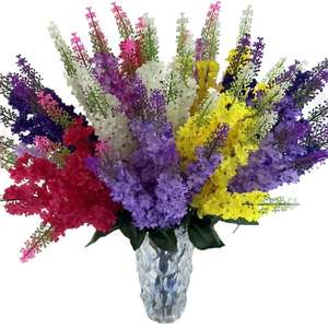 शादी के फूलों की सजावट के लिए थोक उच्च गुणवत्ता वाला विस्टीरिया कृत्रिम फूल लटका हुआ फूल - Product Image 6