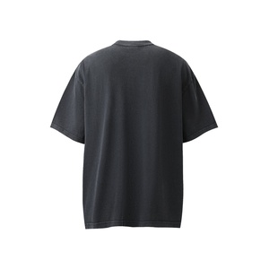 T-shirt de marque streetwear de haute qualité 100 % coton, manches courtes, coupe classique, imprimé flamme météore, respirant, anti-boulochage - Product Image 2