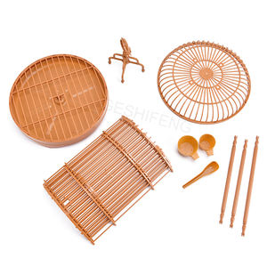 Drop Shipping plastica di ingegneria ad alta resistenza in stile cinese all'aperto con gancio che passa a piedi gabbia per uccelli pappagallo portatile - Product Image 2