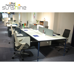 Juego completo personalizado de madera de estilo moderno de Diseño <span class=keywords><strong>Popular</strong></span> de muebles de oficina por la serie Sunshine QM - Product Image 3