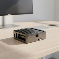 Dissipateur thermique électronique en aluminium CNC de haute précision, boîtier de refroidissement anodisé sur mesure, composants en alliage usinés CNC, MOQ 1 pièce