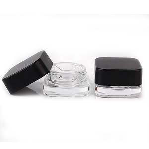 Barattoli in Vetro Quadrati Neri da 1 Grammo, 3ml, 5ml, 7ml, 9ml con Coperchio in Plastica a Prova di Bambino, Serigrafia per Conservazione Cosmetici ed Estratti di Oli - Product Image 5