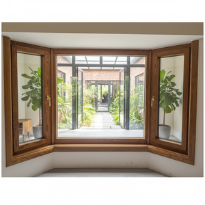 Design moderne Résistant aux intempéries Rupture thermique en alliage d'aluminium <span class=keywords><strong>Baie</strong></span> <span class=keywords><strong>vitrée</strong></span> en alliage à économie d'énergie vers l'intérieur <span class=keywords><strong>Baie</strong></span> <span class=keywords><strong>vitrée</strong></span> pour les villas - Product Image 1
