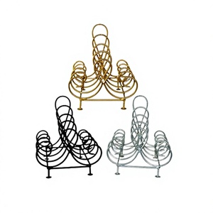 Set Of 3 Iron <b>Plates</b> Stand Prime Quality Customized Size <b>Plates</b> Storage Holder From Best Exporter In India - Product Image 1