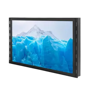 Caja de metal para exteriores, 1000nits, hdmi, vga, usb, entrada bnc, marco abierto, monitor de pantalla táctil 215 para Automatización/quiosco