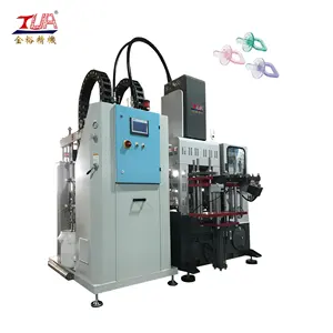 Food-grade silicone rubber injection molding press machine for kid's table ware adult toys making