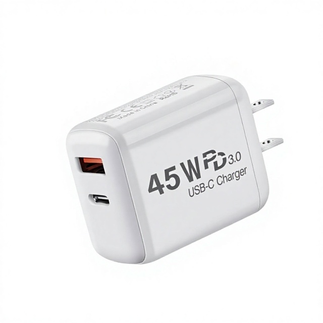 Factory-direct for Bestseller 45W GaN Dual-port Fast-charging Charger 4-year Warranty Packaging for Smartphones Digital