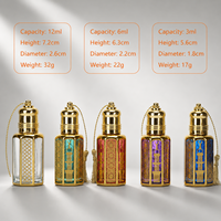 Flacons roll-on miniatures octogonaux mats colorés pour huiles essentielles – Bouteilles en verre rechargeables de qualité supérieure pour échantillons de parfum et cosmétiques