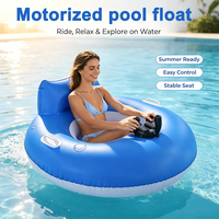 Nouveau flotteur gonflable électrique en PVC, jouet aquatique flottant pour 1 personne, propulsion en PVC, fabricant direct