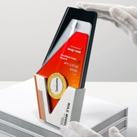2025 trophée en métal de cristal créatif haut de gamme personnalisé médaille d'honneur du personnel exceptionnel pour la réunion annuelle nouvelle conception de trophée