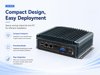 Computadora Integrada con Doble LAN, Amplio Rango de E/S, Windows y Linux, SSD para Kiosco y Gateway, Compatible con Windows y Linux, PC Industrial Integrado