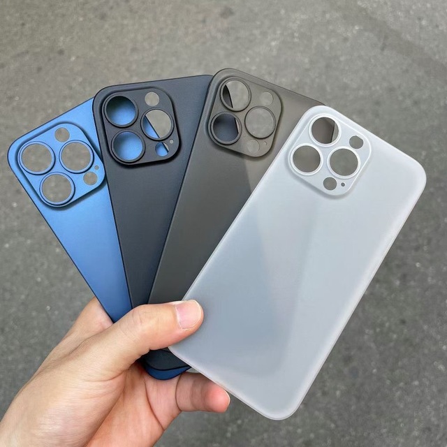 Ultra Thin Translucent Frosted Shockproof Protection Cover Matte PP Mobile Phone Case for iPhone 15 14 13 12 11 Pro Max 15 Plus