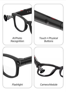 AIMB-G1 Intelligent for BT AI Smart Glasses with 8MP AI <b>Camera</b> Multi-Function Video & Photo Recording Capabilities OEM/ODM - Product Image 6