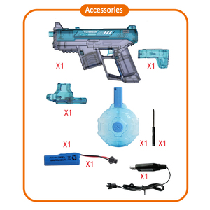 Nuevas Pistolas <span class=keywords><strong>de</strong></span> Agua Eléctricas Transparentes Victor, <span class=keywords><strong>Juguetes</strong></span> para Niños y Adultos, Pistola <span class=keywords><strong>de</strong></span> Agua <span class=keywords><strong>de</strong></span> Disparo Automático, <span class=keywords><strong>Juguetes</strong></span> para Fiestas al Aire Libre - Product Image 3
