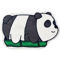 Tapis en cachemire salle de bain porte absorbant panda tapis de sol salle de bain tapis de sol antidérapant maison dessin animé chambre paillasson