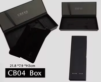 CB04 Outil de salon professionnel, boîte en carton rigide de haute qualité noire pour l'emballage des ciseaux avec logo personnalisé - YONGHE