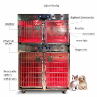 Équipement médical vétérinaire, incubateur pour animaux de compagnie, cage à oxygène pour chien, cage de clinique vétérinaire