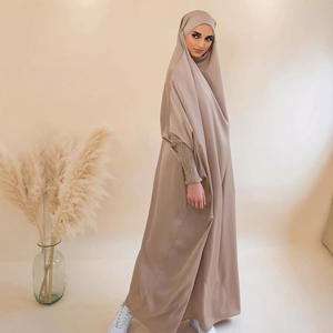 Abaya en gros pour femmes, robe musulmane, vêtements islamiques traditionnels, hijabs, robe modeste, couleur unie, luxe - Product Image 1