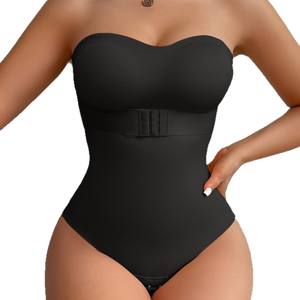 여성용 보정속옷, 숨김형 어깨끈, 풀바디, 패드 내장, 섹시하고 성숙한 스타일, 쉐이퍼민트 - Product Image 4