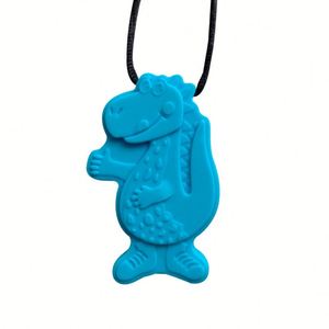 Mordedor Sensorial con Forma de Dinosaurio para Autismo, No Tóxico, Juguete Suave para Masticar, Collar, Certificado LFGB, 2-4 Años - Product Image 5