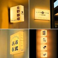 Panneaux publicitaires LED personnalisés en acrylique rectangulaires, écologiques, portables, pour l'extérieur, pour les cafés, Chine