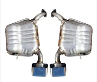 Venta directa de fábrica, accesorios de sistema de escape de coche de alta calidad, silenciador de escape trasero de acero inoxidable Chevrolet Captiva