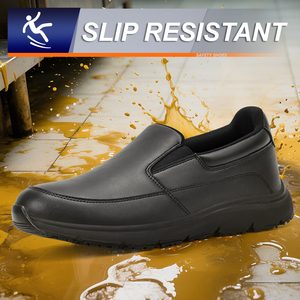 <span class=keywords><strong>Scarpe</strong></span> impermeabili leggere Super antiscivolo Chef cucina ristorante cuoca resistenza all'olio <span class=keywords><strong>scarpe</strong></span> di sicurezza senza pizzo - Product Image 4