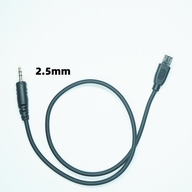2.5mm Micro Shutter Release Cable for Samsung Cameras; Supports Focus and Shutter Control for the Samsung NX1, NX10, NX20, NX30