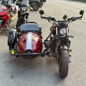 Motocyclette à trois roues d'occasion Changjiang Bobbie 400 Vintage avec side-car, provenant du Guangdong, avec marche arrière et frein CBS - Product Image 2
