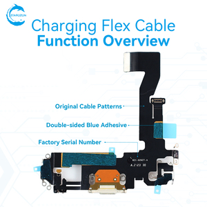 Starozon ชิ้นส่วนชาร์จไฟแบบถอดประกอบได้สำหรับ <span class=keywords><strong>iPhone</strong></span> 6 <span class=keywords><strong>7</strong></span> 8 G XR XS 11 12 13 14 15 16 17 Mini E Air <span class=keywords><strong>Plus</strong></span> Pro MAX อะไหล่สำรอง - Product Image 4