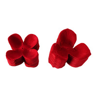 Pétales de rose en velours de haute qualité, fleurs artificielles, pétales de rose artificiels, décoration et fournitures pour mariage