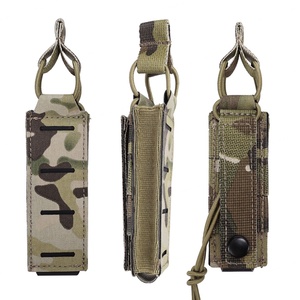 Bolsa Táctica Molle para Cargador Individual de 9MM, Bolsa de Accesorios para Chaleco, Equipo de Defensa Personal - Product Image 1