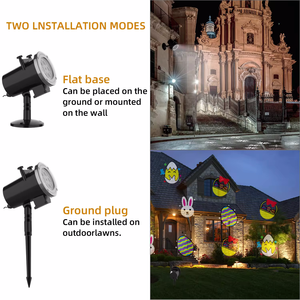 Projecteur de Noël 16-en-1 avec télécommande, lampe de projection LED extérieure pour fête et jardin - Product Image 3
