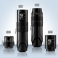 Machine à tatouer sans fil, stylo rotatif, batterie 1500 mAh, moteur sans noyau puissant, course réglable de 2,4 à 4,2 mm pour le tatouage PMU et SMP
