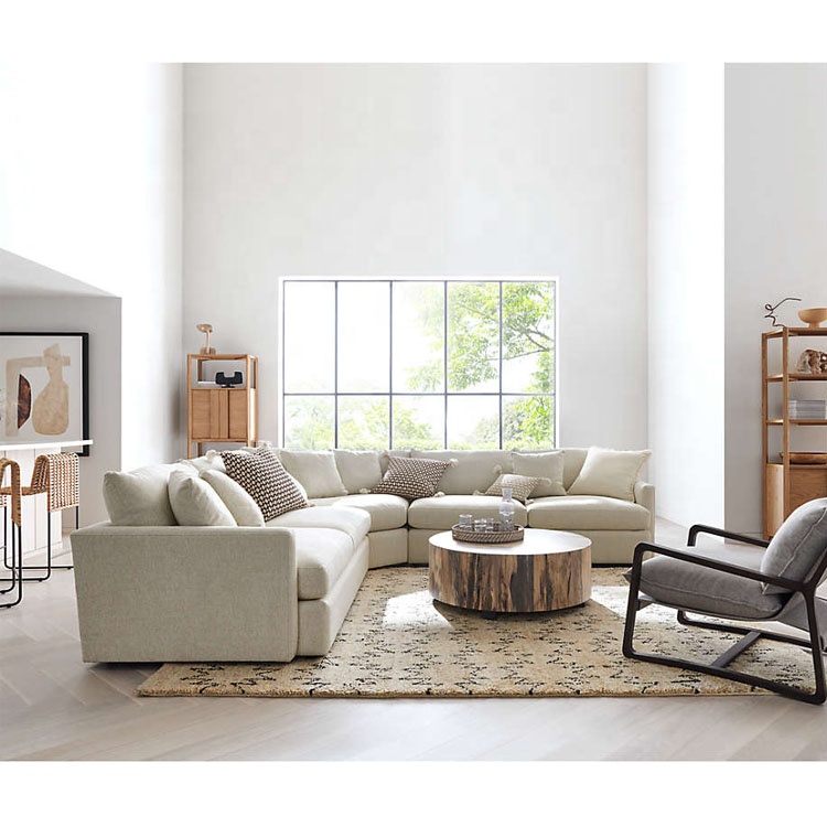 High quality home indoor furniture wood leather lounger chair hotel living room accent chair