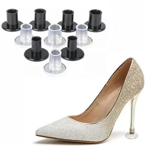 Plastic Heel Protectors High Heel Antislip Dancing Shoes Covers Heel Stoppers For Wedding Party