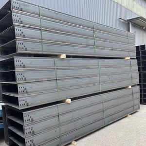 Plateaux de câblage en acier à fond plein sur mesure de 50 mm, longueur 2m-6m, hauteur de rail latéral 50-200 mm, usage industriel - Product Image 1