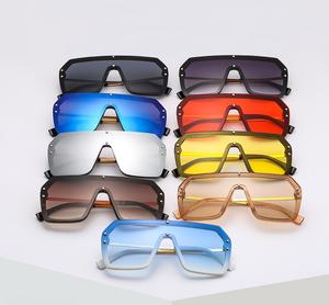 Lunettes De soleil De luxe carrées surdimensionnées <span class=keywords><strong>2020</strong></span>, verres solaires pour femmes, De marque Vintage, en métal, UV400 - Product Image 6