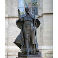 Huangquang — Statue en Bronze, décoration extérieure, taille de vie, français, catholique, article religieux, Saint St.John II
