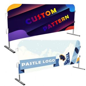 Cubierta de Malla Elástica Personalizada para Barrera de Seguridad, Valla para Eventos, Pancarta Colorida para Valla de Calle - Product Image 1