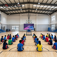 Tableau blanc interactif multifonctionnel à double système d'exploitation 4K avec écran tactile 40 points pour projets scolaires intelligents (65/55 pouces)