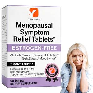 Tabletas para los Síntomas <span class=keywords><strong>de</strong></span> la Menopausia OEM, Apoyan la <span class=keywords><strong>Salud</strong></span> General y la <span class=keywords><strong>Salud</strong></span> <span class=keywords><strong>Emocional</strong></span> <span class=keywords><strong>de</strong></span> la Mujer, Suplemento <span class=keywords><strong>de</strong></span> Cohosh Negro - Product Image 1