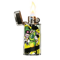 Briquet électronique portable rechargeable Type-C 650 mAh, jetable, vente en gros, entrepôt UE